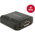 Delock DisplayPort 1.2 M/M repeater fekete