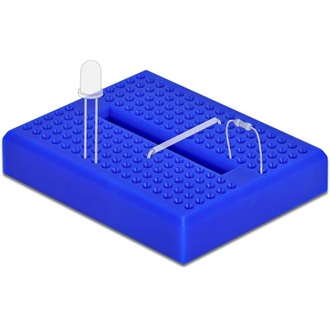 Delock Dugaszolós próbapanel 170 lyukkal kék