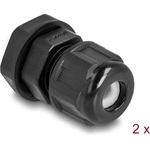 Delock EX kábelgyűrű M12 fekete 2 db.