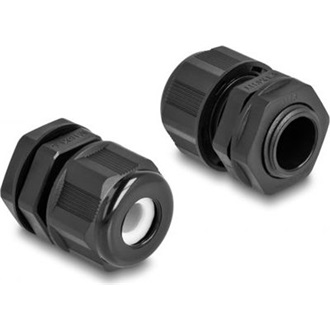 Delock EX kábelgyűrű M16 fekete 2 db.