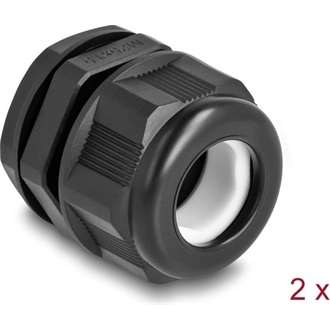 Delock EX kábelgyűrű M25 fekete 2 db.