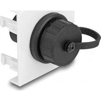 Delock HDMI 2.0 F/F Easy 45 modul fehér-fekete 45x45mm