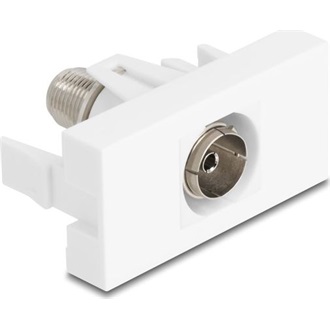 Delock Easy 45 Modul IEC anya - F anya fehér