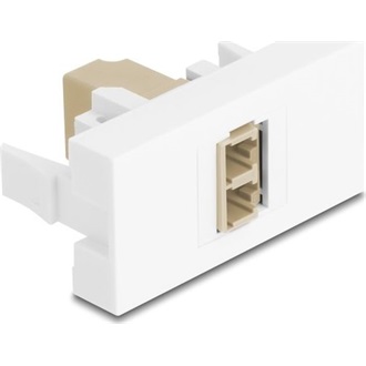 Delock Easy 45 Modul LC Duplex anya LC Duplex anya fehér/bézs