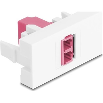 Delock Easy 45 Modul LC Duplex anya LC Duplex anya fehér / lila
