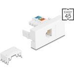 Delock Easy 45 Modul RJ12 jack  - LSA UTP fehér
