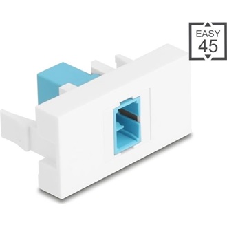 Delock Easy 45 Modul SC Simplex anya - SC Simplex anya aqua / fehér