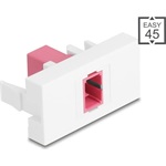 Delock Easy 45 Modul SC Simplex anya - SC Simplex anya lila / fehér