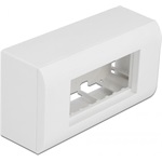 Delock Easy 45 Modul felületre rögzített háza, 152 x 82 mm, fehér