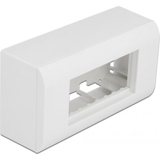 Delock Easy 45 Modul felületre rögzített háza, 152 x 82 mm, fehér