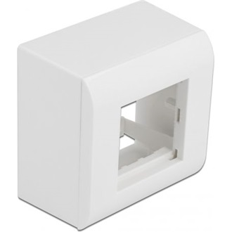 Delock Easy 45 Modul felületre rögzített háza, 82 x 82 mm, fehér