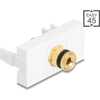 Delock Easy 45 Modul kötőoszlop a menetes anyához fekete/fehér