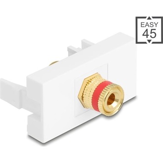 Delock Easy 45 Modul kötőoszlop a menetes anyához piros/fehér