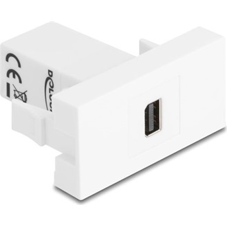 Delock Mini DisplayPort 1.2 F/F Easy 45 modul fehér