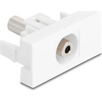 Delock Easy 45 Modul sztereo jack anya 3,5 mm 3 tűs - Sztereo jack anya 3,5 mm 3 tűs fehér