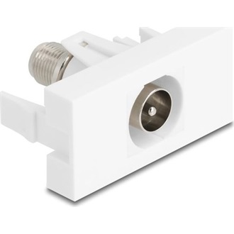 Delock Easy 45 Module IEC apa-F anya fehér