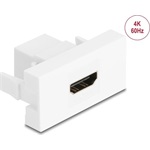Delock HDMI 2.0 F/F Easy 45 modul fehér 22,5x45mm