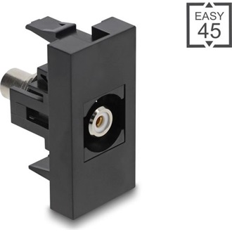 Delock Easy 45 modul RCA anya - RCA anya fehér / fekete