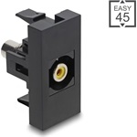 Delock Easy 45 modul RCA anya - RCA anya sárga / fekete