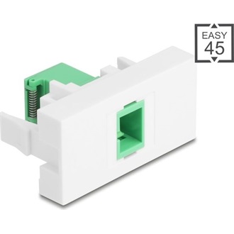 Delock Easy 45 modul SC Simplex anya SC Simplex anya lézeres védelmi flippel zöld/fehér belsejében