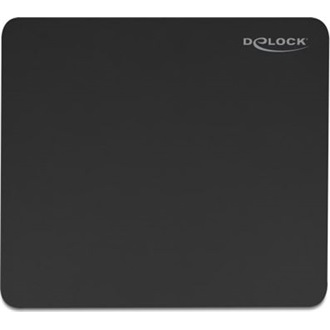 Delock Egérpad fekete színű 450 x 400 mm méretű üvegborítású