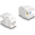 Delock Eszközmentes, borított Keystone modul RJ45 anya - LSA Cat.6A mini