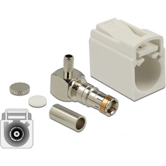 Delock FAKRA B anya 90° krimpeléshez