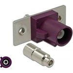 Delock FAKRA D apa rugóscsap forrasztáshoz 2 előre préselt lyuk