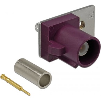 Delock FAKRA D apa rugóscsap krimpeléshez 1 előre préselt lyuk