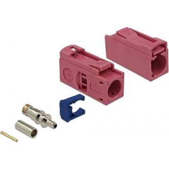 Delock FAKRA H 25 mm (hosszú) anya a krimpeléshez