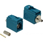 Delock FAKRA Z 21 mm (rövid) anya a krimpeléshez