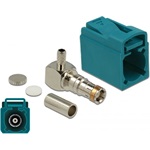 Delock FAKRA Z anya 90° krimpeléshez