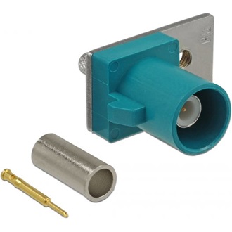 Delock FAKRA Z apa rugóscsap krimpeléshez 1 előre préselt lyuk