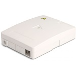 Delock Fehér száloptikai csatlakozódoboz falra szereléshez 2 db SC Simplex vagy LC Duplex-hez