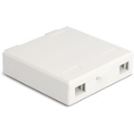 Delock Fehér száloptikai csatlakozódoboz falra szereléshez 2 db SC Simplex vagy LC Duplex-hez