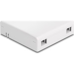 Delock Fehér száloptikai csatlakozódoboz falra szereléshez 2 db SC Simplex vagy LC Duplex-hez