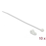 Delock Fehér színű, összekapcsoló pánt készlet 6,4 mm H 200 x Sz 3,6 mm kábelekkel