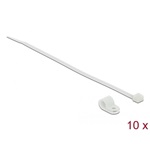 Delock Fehér színű, összekapcsoló pánt készlet 7,9 mm H 250 x Sz 3,6 mm kábelekkel