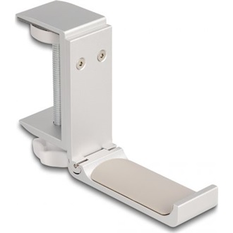 Delock Fejhallgató tartó állítható asztalhoz szereléshez, alumínium, ezüst színű