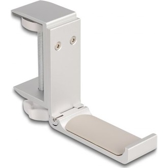 Delock Fejhallgató tartó állítható asztalhoz szereléshez, alumínium, ezüst színű