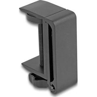 Delock Fejhallgató tartó állítható asztalhoz szereléshez, alumínium, fekete színű