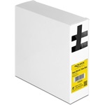 Delock Fekete, hő csökkentő csődoboz 10 m x 9,5 mm