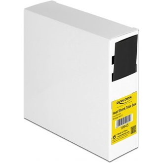 Delock Fekete, hő csökkentő csődoboz 4 m x 25,4 mm