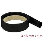 Delock Fekete hőcsökkentő cső 1 m x 16 mm
