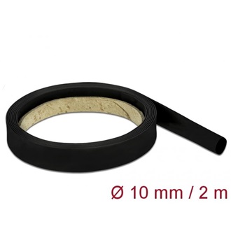 Delock Fekete hőcsökkentő cső 2 m x 10 mm