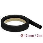 Delock Fekete hőcsökkentő cső 2 m x 12 mm