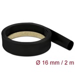 Delock Fekete hőcsökkentő cső 2 m x 16 mm