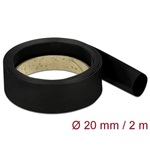 Delock Fekete hőcsökkentő cső 2 m x 20 mm