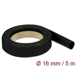 Delock Fekete hőcsökkentő cső 5 m x 16 mm