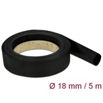 Delock Fekete hőcsökkentő cső 5 m x 18 mm